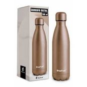 GARRAFA TERMICA METAL NEO 500ML DOURADO ACETINADO BRASFOOT