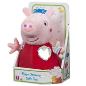 Minha Primeira Pelúcia Bebe Sensorial com Som - Peppa Pig