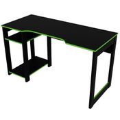 Mesa Para Computador Gamer Me4152 Preto Verde Preto Verde