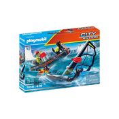 Playmobil - City Action - Resgate Na Água Com Cachorro - Sunny