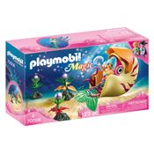 Playmobil - Sereia Com Gôndola De Caracol Do Mar - Magic - 70098