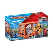Playmobil - Fabricante De Conteiner - City Action - 70774