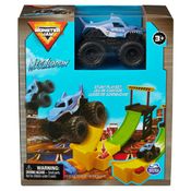 Carrinho Megalodon E Rampa Com Lançador - Monster Jam