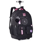 Mochila de Carrinho Rebecca Bonbon em Nylon com Bordado