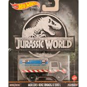 *Embalagem danificada* Hot Wheels Entraiteniment Jurassic World Dominion - Mercedes-Benz Unimog U 1300 L