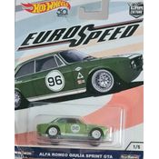 *Embalagem danificada* Hot Wheels Car Culture  Euro Speed - Alfa Romeo Giulia Sprintz GTA