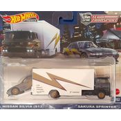Hot Wheels Team Transport - Nissan Silvia S13 / Sakura Sprinter