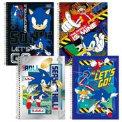 Caderno Sonic Universitario Espiral Foroni 80 fls - Tilibra