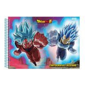 Caderno Dragon Ball Super Desenho Cartografia 60fls SD