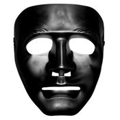Máscara Sem Rosto Branca pra Fantasia de Halloween e Carnaval