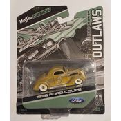*Embalagem danificada* Maisto Design - 1936 Ford Coupe Max Grundy Outlaws