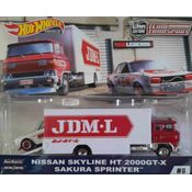Hot Wheels Car Culture Team Transport - Nissan Skyline HT 2000GT-X / Sakura Sprinter