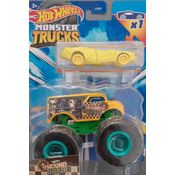 Hot Wheels Monster Trucks - Hound Hauler (Incluso um carro)
