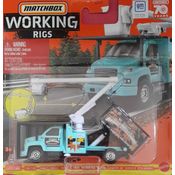 Matchbox Working Rigs - GMC C8500 Topkick Tree Trimming Truck/ Camion de Service D'Élagage