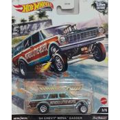 *Embalagem danificada* Hot Wheels Car Culture Drag Strip - ? Chevy Nova Gasser