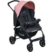 Carrinho de Bebe Berço para Passeio Burigotto Ecco CZ Rosa