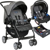 Carrinho de Bebe com Bebe Conforto Base Burigotto Rio K Preto