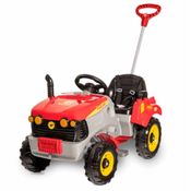 Carrinho de Passeio e Pedal Trator Vermelho Calesita 1046