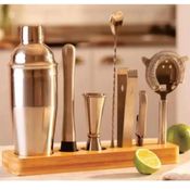 Kit Conjunto Barl Base Bambu De Bancada Mimo 9410