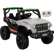Carro Elétrico - Jipe - Aventura - 12V - Cinza - Bang Toys