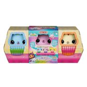 3 Pelúcias Cupcake Cakey Cat (Primos) - Gabby'S Dollhouse