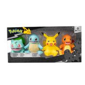 Conjunto de Figuras - Pokémon - Bulbasaur, Squirtle, Pikachu e Charmander - Sunny