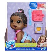 Baby Alive Hora da Papinha Negra - Hasbro F2619