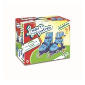 Patins TriLine Ajust. C/Acessórios Azul 30/33 Fenix TL-01A