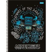 Kit 4 Cadernos Minecraft 80 Folhas Espiral Minecraft - Foroni