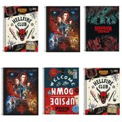 Kit 6 Cadernos Stranger Things 80fls - Tilibra