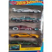 Hot Wheels Pack de 5 - Car Meet