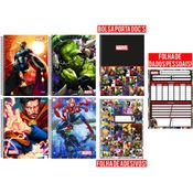 Caderno Marvel Now Espiral 160fls Marvel Vingadores