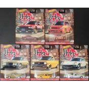 Hot Wheels Car Culture - Japan Historics 3 Set Completo (5 miniaturas)