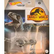 *Embalagem danificada* Hot Wheels Character Cars - Velociraptor 'Beta'