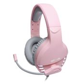 Headset Gamer Rosa 7.1 - Pink Fox - Usb - OEXgame Hs414