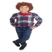 Fantasia - Festa Junina - Camiseta Xadrez Com Lenço - Tamanho G - Brink Model