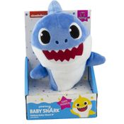 Baby Shark - Pelúcia De 20 Cm Com Música - Daddy