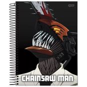 Caderno Chainsaw Man Espiral 1 Matéria 80fls - Jandaia