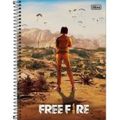 Caderno Free Fire 80Fls Capa Dura - Tilibra