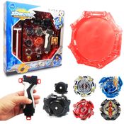 Beyblade Arena Storm Gyro + 4 BeyBlade + 2 Lançadores
