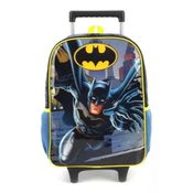 Mochila De Rodinhas Escolar Batman Dc Comics Masculina - Luxcel
