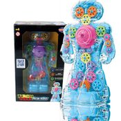 Robo Transparente Tech Gear Luz e Som - Toyng