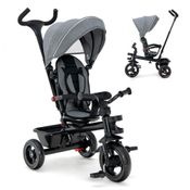 Triciclo Infantil para Passeio com Assento Ajustável 5 Estágios, Idade Recomendada 1 a 5 Anos, HONEY JOY, Azul