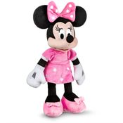 Pelúcia Minnie Rosa 40cm com Luz e Falas em Português Disney