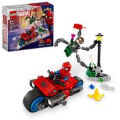 LEGO - Super Heroes - Marvel - Perseguição de Moto - Spider-Man vs. Doc Ock - 76275