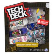 Kit 3 Skate De Dedo E Acessórios Santa Cruz - Tech Deck