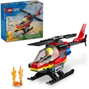 60411 Lego City - Helicóptero Dos Bombeiros