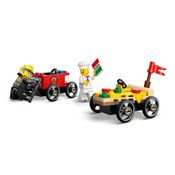 LEGO City - Carro de Pizza vs Caminhão de Bombeiros