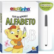 Livro Escolinha Fácil de Apagar: Alfabeto com Caneta Mágica