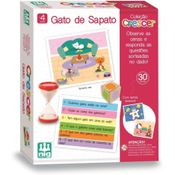 JOGO PEDAGOGICO GATO DE SAPATO - MADEIRA CRESCER - NIG